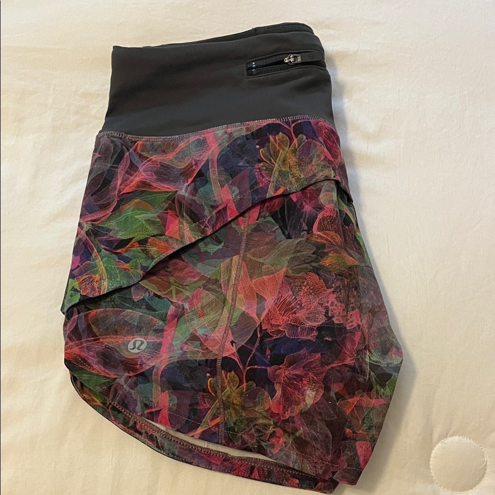 lululemon speed up shorts 4in size 2
